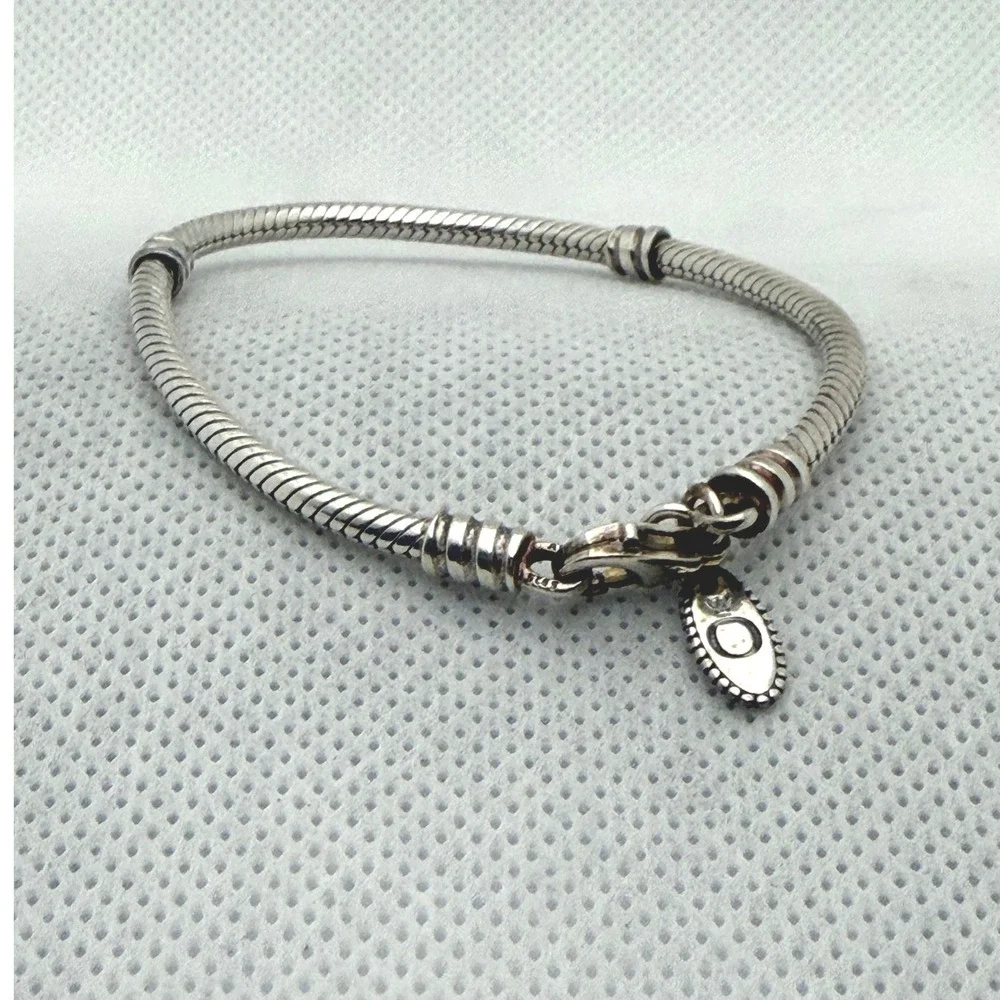 Authentic Pandora Moments Sterling Bracelet ,Lobster Clasp